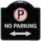 Signmission No Parking Heavy-Gauge Aluminum Architectural Sign, 18" x 18", BS-1818-23819 A-DES-BS-1818-23819 - alternate 1